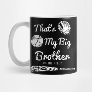 Baseball Shirt For Kids Big Brother Little Brother Shirts Mug